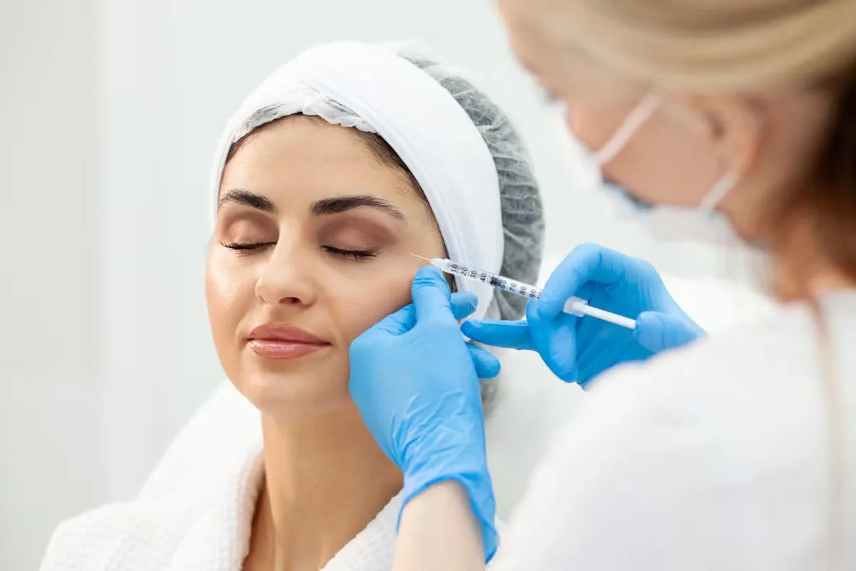 Facial assessment before Botox treatment